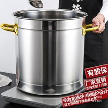 汤桶不锈钢桶加厚商用家用卤桶大圆桶水桶电磁炉用复底不锈钢汤锅