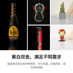 Reflection board black and white acrylic background board photography props tempered glass reflective mirror 40 60cm