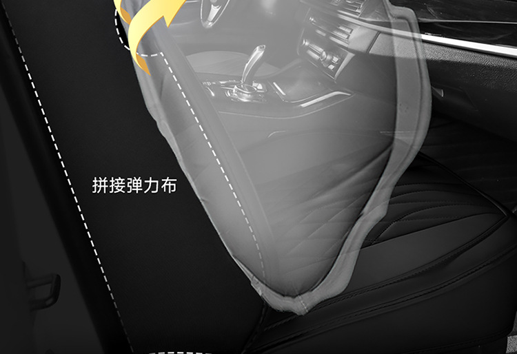 Suitable for Car Seat Covers, Universal for All Seasons, Full Coverage Seat Covers for Front and Rear Rows, Nappa Leather Car Seat Cushions