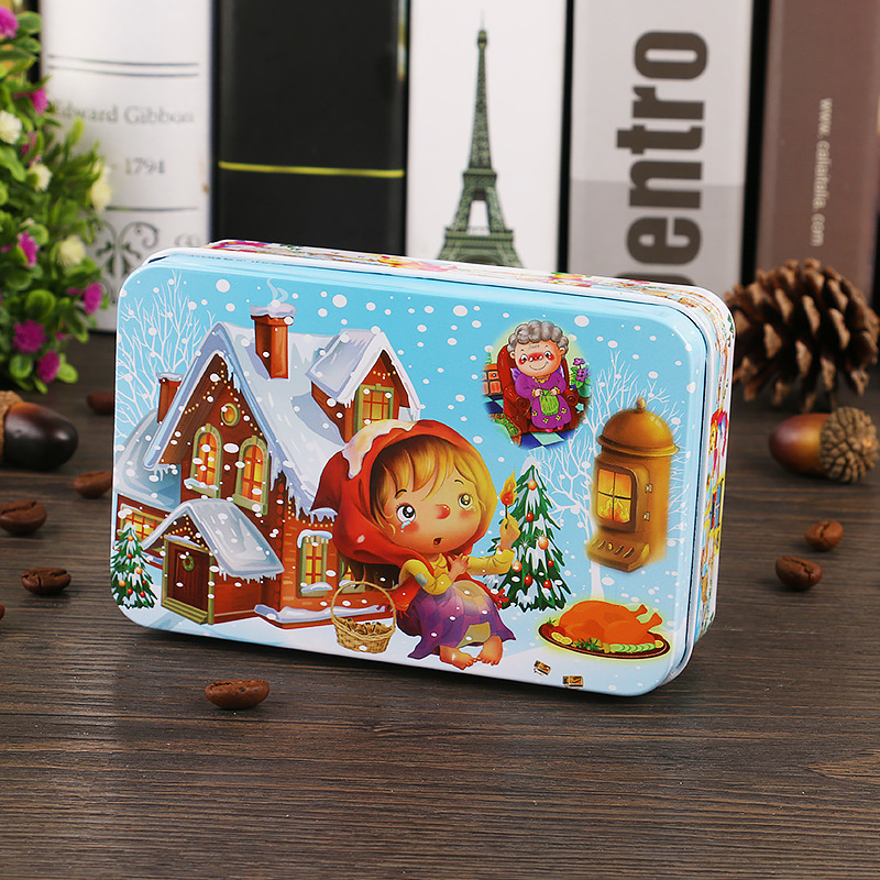 Nuevo estilo 60 piezas 200 piezas dibujos animados para niños dibujos animados madera caja de hierro rompecabezas bebé escuela primaria juguetes educativos al por mayor