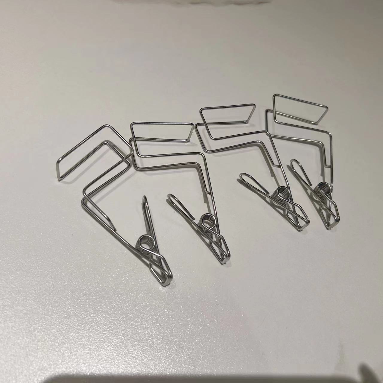 Japanese stainless steel clip drying socks hanger hook clothes seamless small clip fixed multifunctional