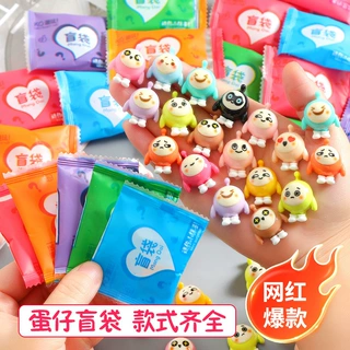 卡通蛋仔派对表情包玩具盲袋树脂小配件玩偶儿童礼物亚马逊专供