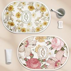 ins風科技布地墊浴室衛生間廚房吸水軟墊防滑速干腳踩墊地毯地墊