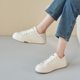 ZHR Satin White Shoes Women's 2024 Spring and Autumn New Thick Sole Breathable Lightweight Thin New Chinese Style Board Shoes