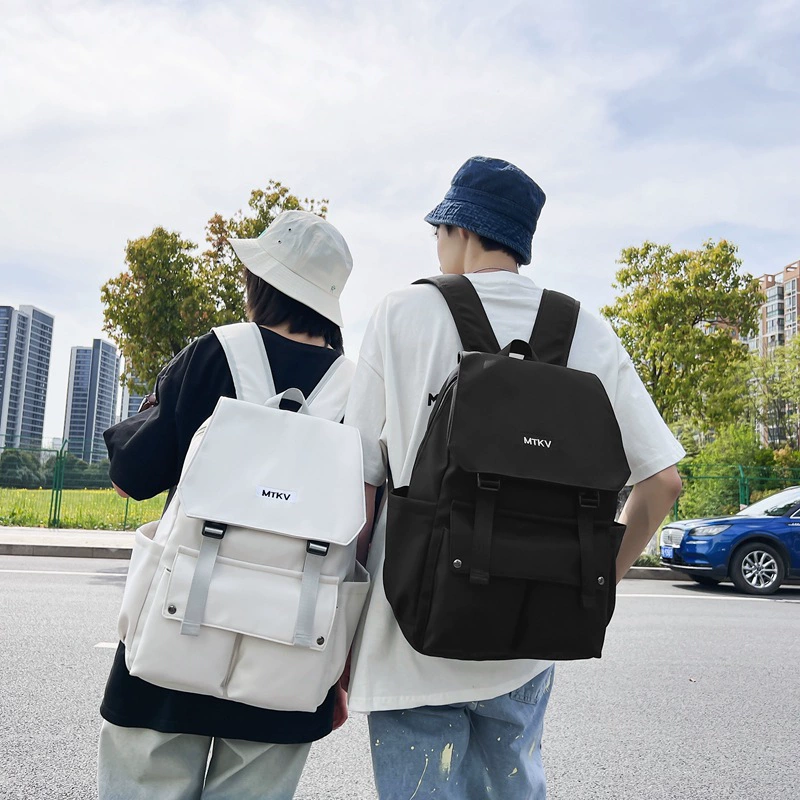 Nylon backpack, Japanese folding shoulder bag, capacious laptop