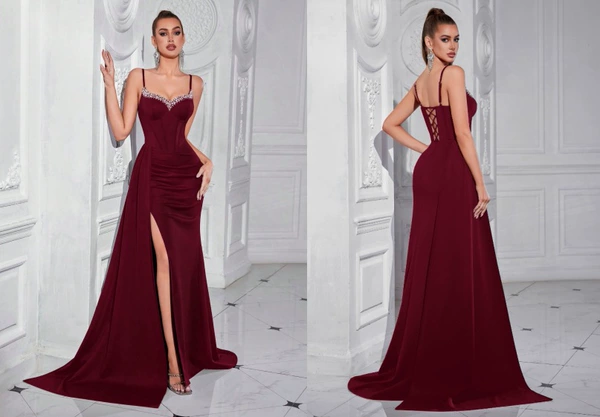 Burgundy belt