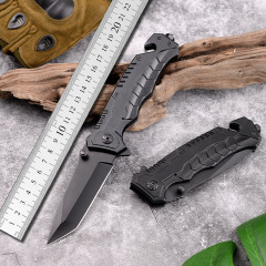 Houtougong 屋外ミニナイフ高硬度折りたたみナイフグリッピングナイフフルーツナイフ多機能ナイフ蛇紋石ナイフ