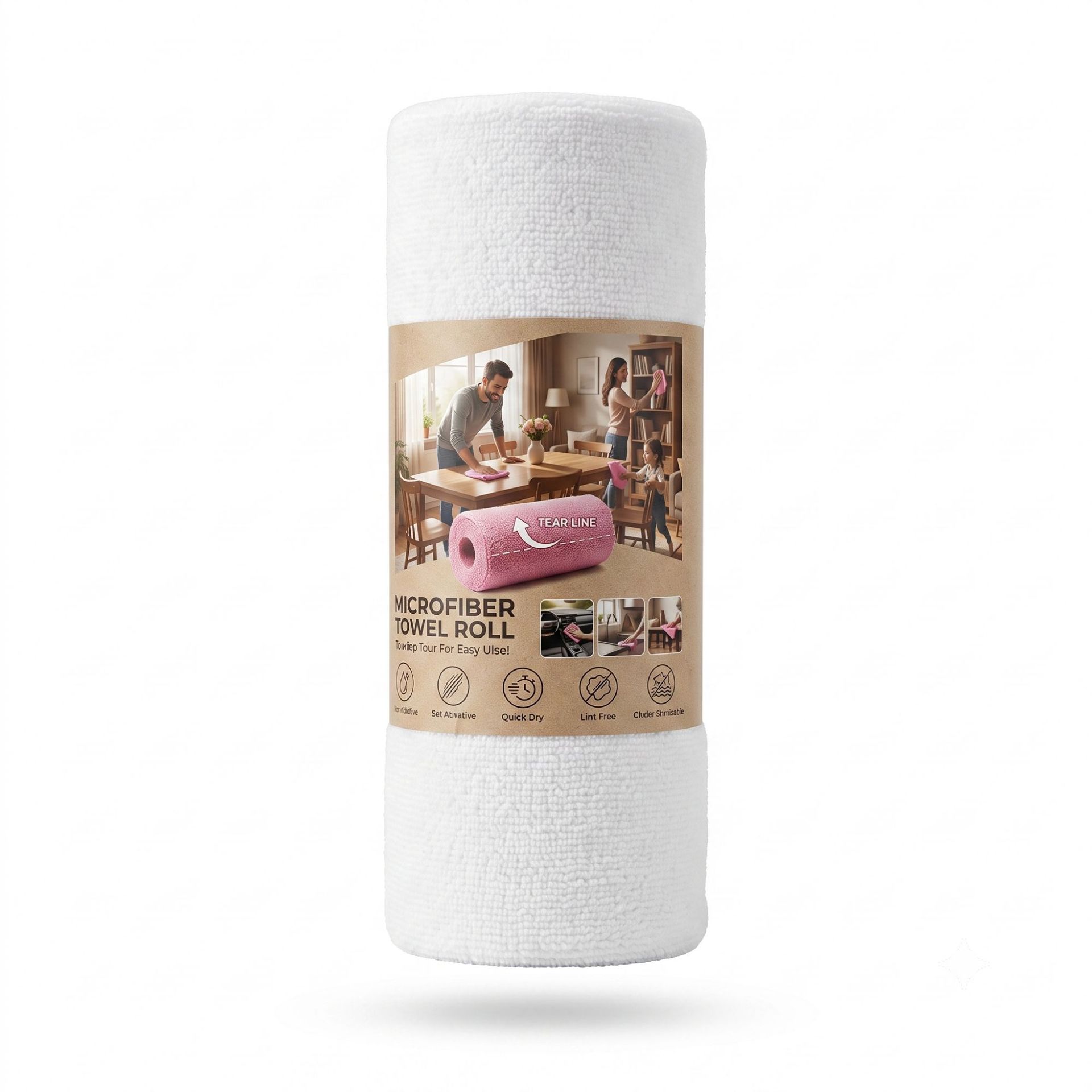 Toalla de limpieza desechable especial para cocina para la estufa semanal sin marcas de agua para la higiene, absorción de aceite y absorción de agua