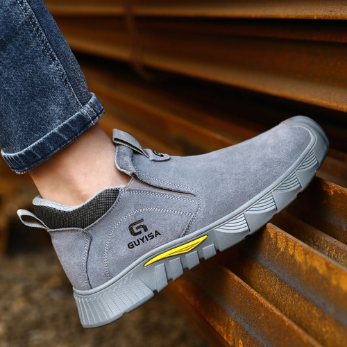 Labor protection shoes, anti-smash, anti-puncture, welder style, anti-velvet, anti-scalding, anti-sparks, wear-resistant, safe work protection safety shoes