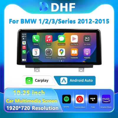 10.25" Car Navigation Screen with Wireless Carplay Suitable for 1/2/3/4 Series Nbt Player Linux System