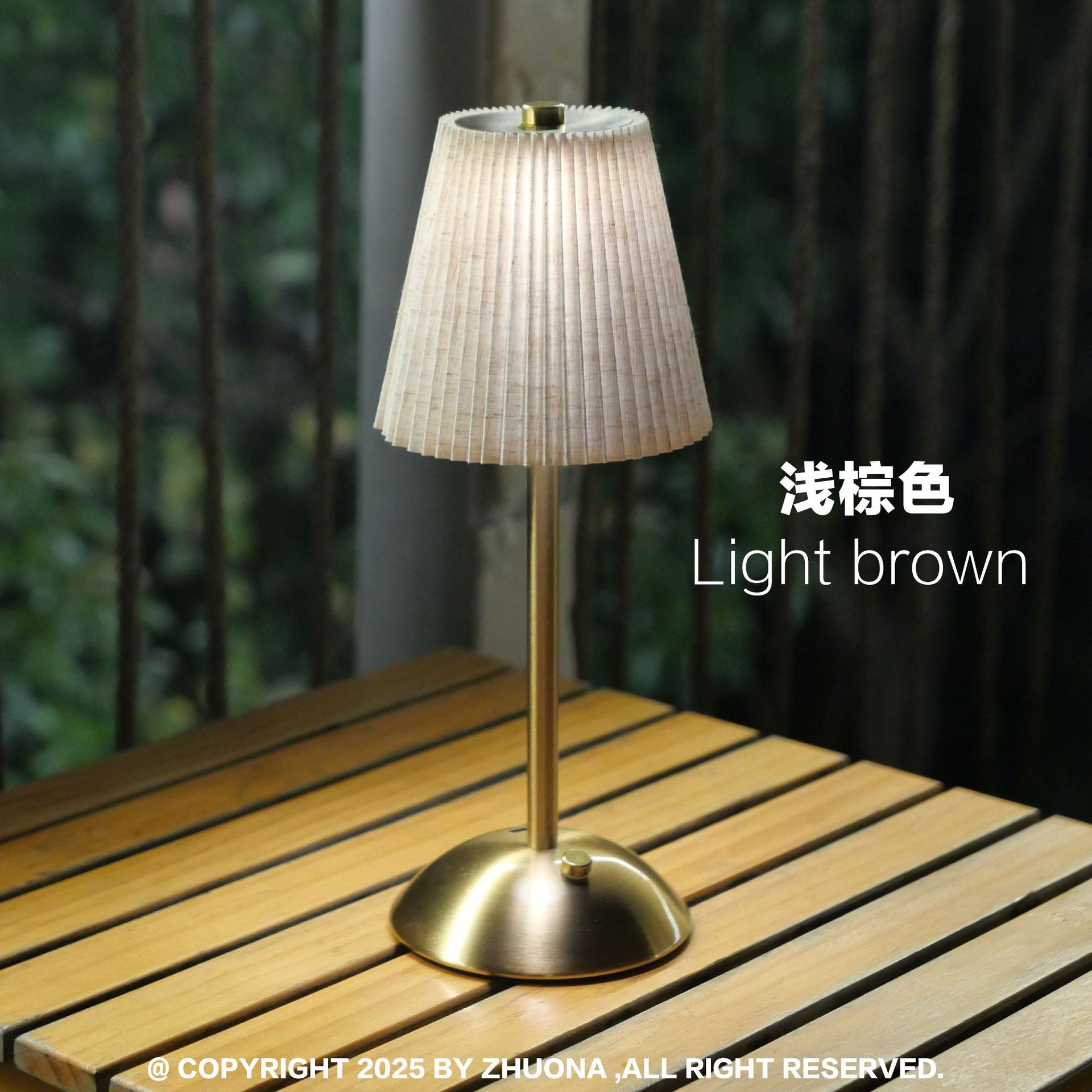 Lámpara de mesa de metal de tela más vendida de Amazon, decoración de carga LED, luz ambiental, restaurante USB, dormitorio, luz de noche junto a la cama