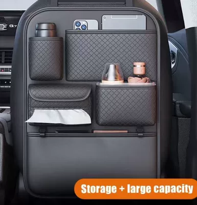 Seat Back Storage Hanging Bag, Car table board - long-embossed-table-board