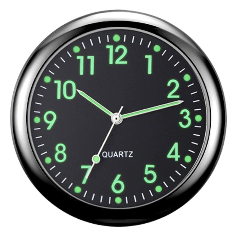 Автомобильные часы светящиеся часы украшение интерьера расписание Бесплатная паста выход воздуха украшения универсальные кварцевые часы