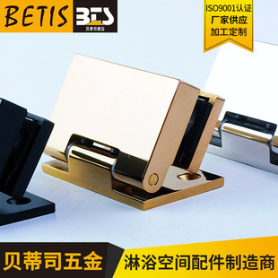 Factory wholesale glass shower room single door upper wall hinge bathroom hinge stainless steel 304 bathroom accessories