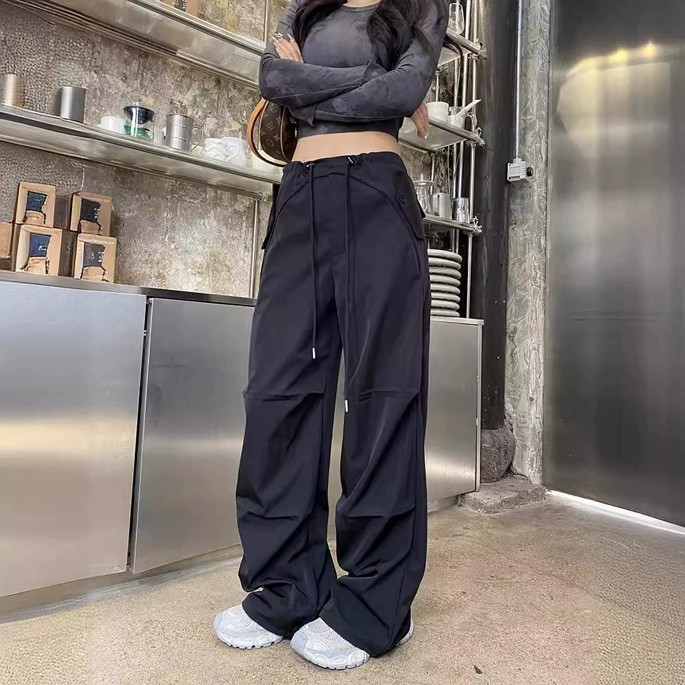 Summer sports trousers for men and women, 2024 years, American style, loose fit