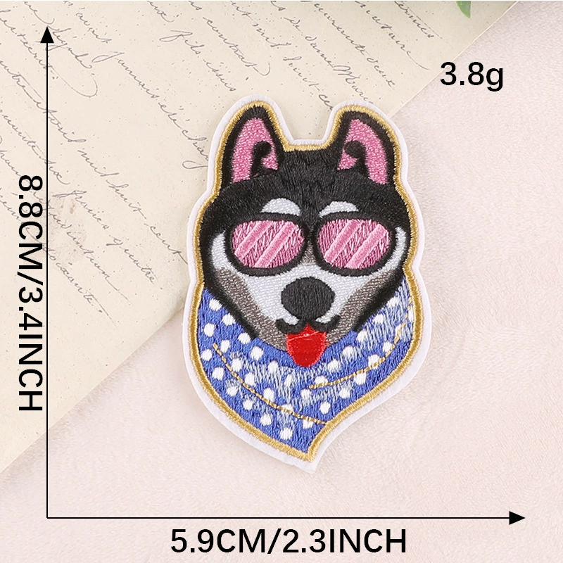 Дуок computer embroidery big padding cartoon animal patch post DIY одежда аксессуары кросс-бордер вышивка тканевые наклейки