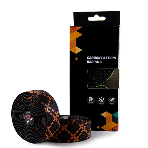 Bolany cross-border road handlebar strap bicycle silicone handlebar strap plaid straps are sweat-absorbent and breathable