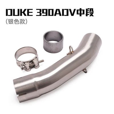 Exhaust pipe: section exhaust - 21-23-duke250390adv-stainless-steel-adapter-middle-section