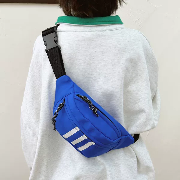 Fashionable Boys' Crossbody Bag Stylish Baby Waist Bag Korean Style Children's Small Bag 2024 New All-match Small Chest Bag for Men