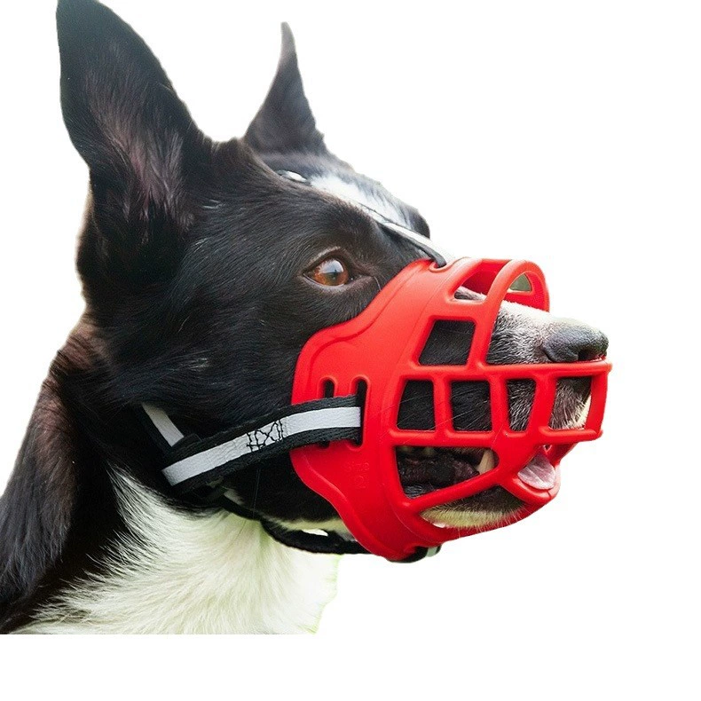 Dog muzzle, anti-biting, anti-eating mask, medium and large dog Doberman Pinscher, border collie, anti-barking, anti-snarling, drinkable mouth mask