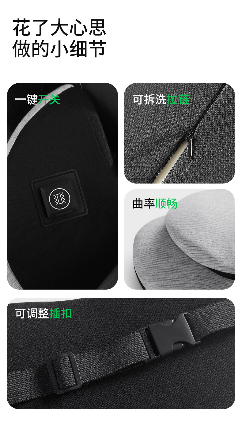 Special car headrest lumbar support factory wholesale car memory foam cushion lumbar cushion backrest lumbar pillow car neck pillow
