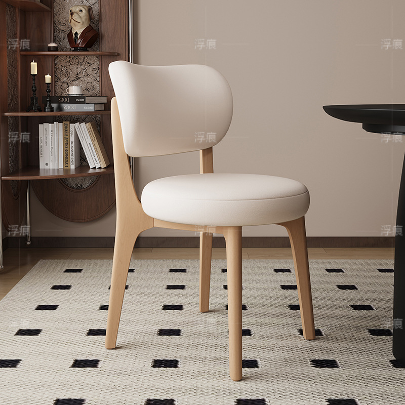 Piel de microfibra blanca de color madera