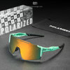 KDEAM high -end TR90 box conjoined polarized sunglasses men's outdoor cycling glasses wagger sunglasses KD0803