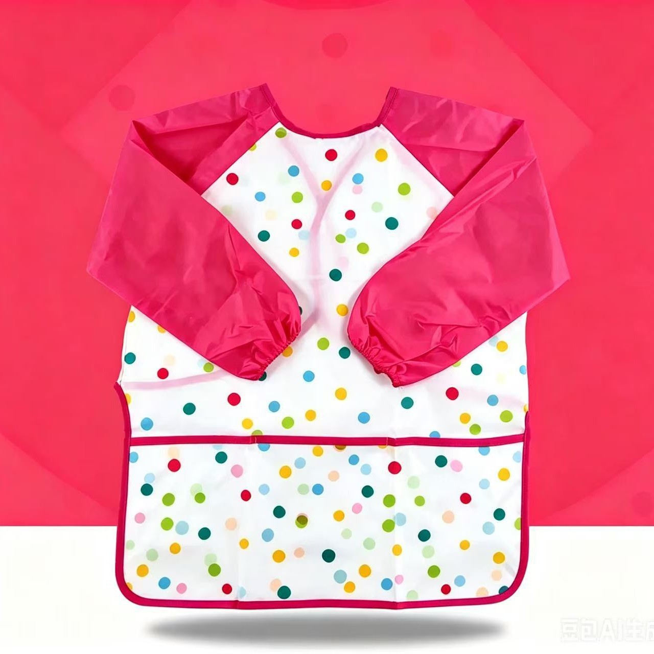Delantal Impermeable de Manga Larga para Pintura Infantil de Tela Antiincrustante para Jardín de Infantes image 17