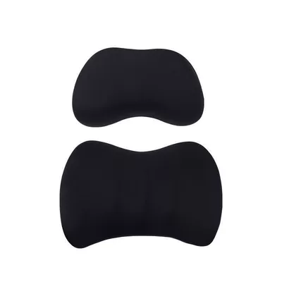 Headrest — car headrest neck pillow, cute - car-accessories-black-classic-comfortable-neck-pillow-lumbar-support