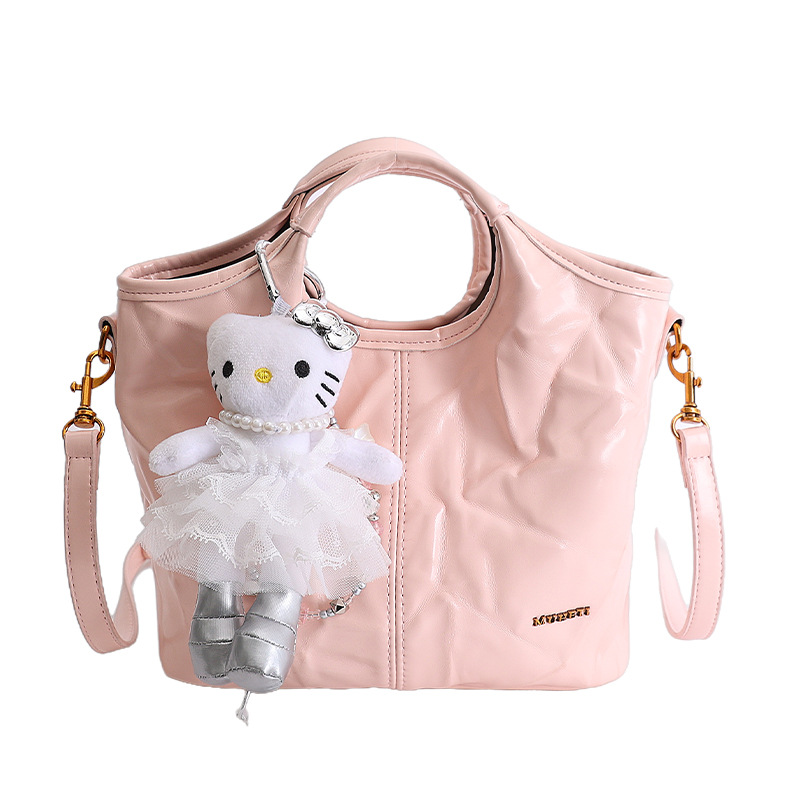 Bolsa de cestas de moda para mujeres 2026 nuevo bolso de hombro retro gran capacidad mochila simple bolso de cubo diario