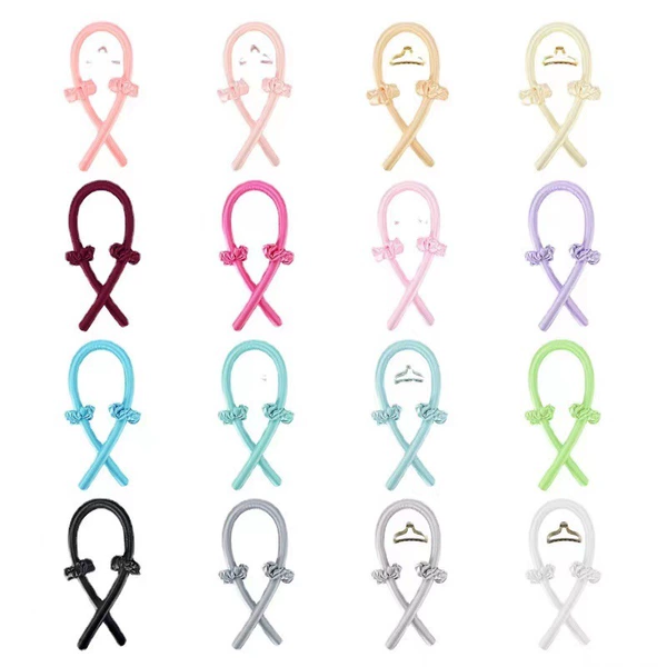 Multiple colors available - labelable (curling iron + 2 hair ties + hairpins) OPP bag