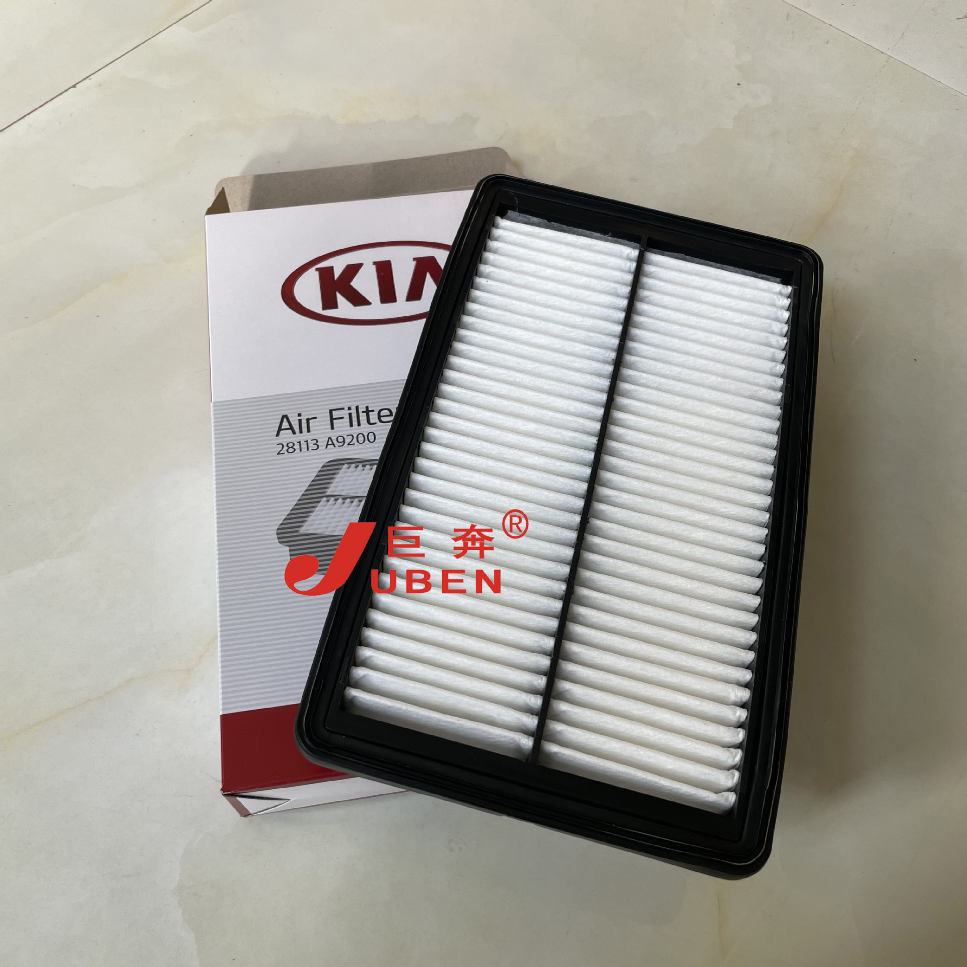 适用于 15款索兰托 柴油汽车PP 白布空气格滤清器 28113-A9200