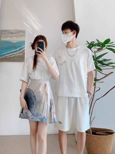 Summer couple clothing