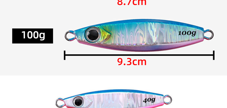 Metal Jigging Jig Spinner Baits Metal Jigging Spoons Fresh Water Bass Swimbait Tackle Gear