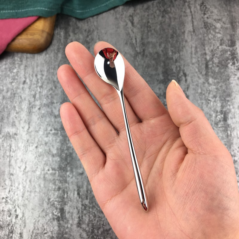 초소형 304 스테인레스 스틸 커피 스푼 크리 에이 티브 짧은 손잡이 티스푼 미니 스푼 조미료 스푼 믹싱 스푼