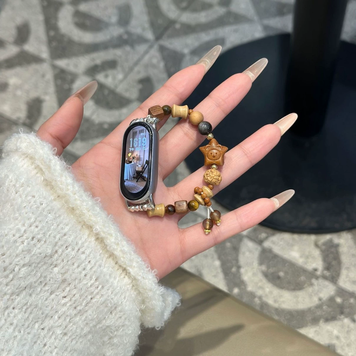 Звёздные бусины, подходят для ремешка Xiaomi Bracelet 9 Pro, браслета Huawei 10, ремешка Apple Watch