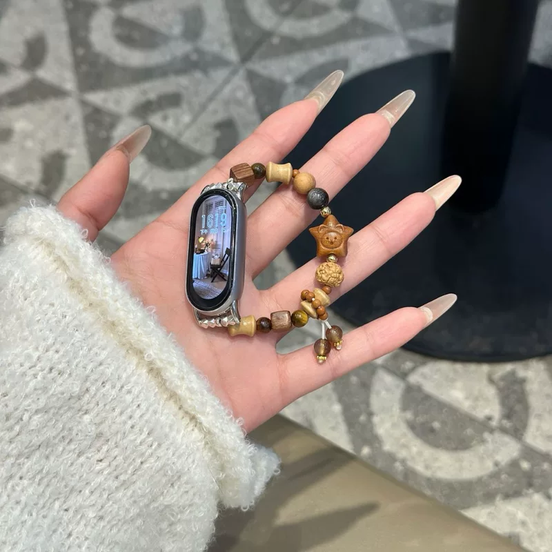 Звёздные бусины, подходят для ремешка Xiaomi Bracelet 9 Pro, браслета Huawei 10, ремешка Apple Watch