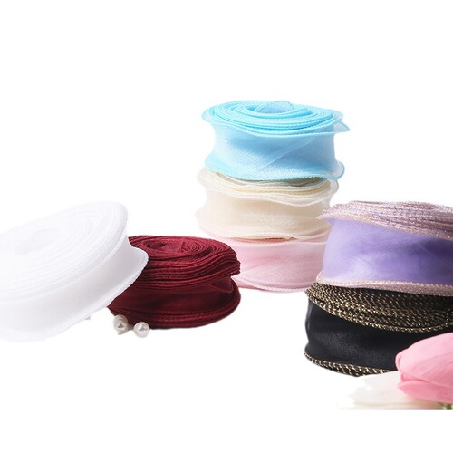 Korean bouquet packaging fishtail yarn birthday cake decoration ribbon ribbon bow baking color decoration large size