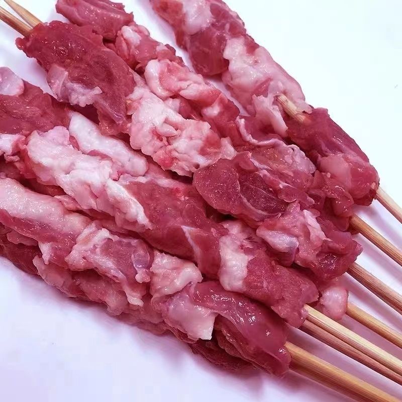 内蒙古羊肉串清真羊肉串半成品户外商用原切羊肉串羊肉新鲜独立站