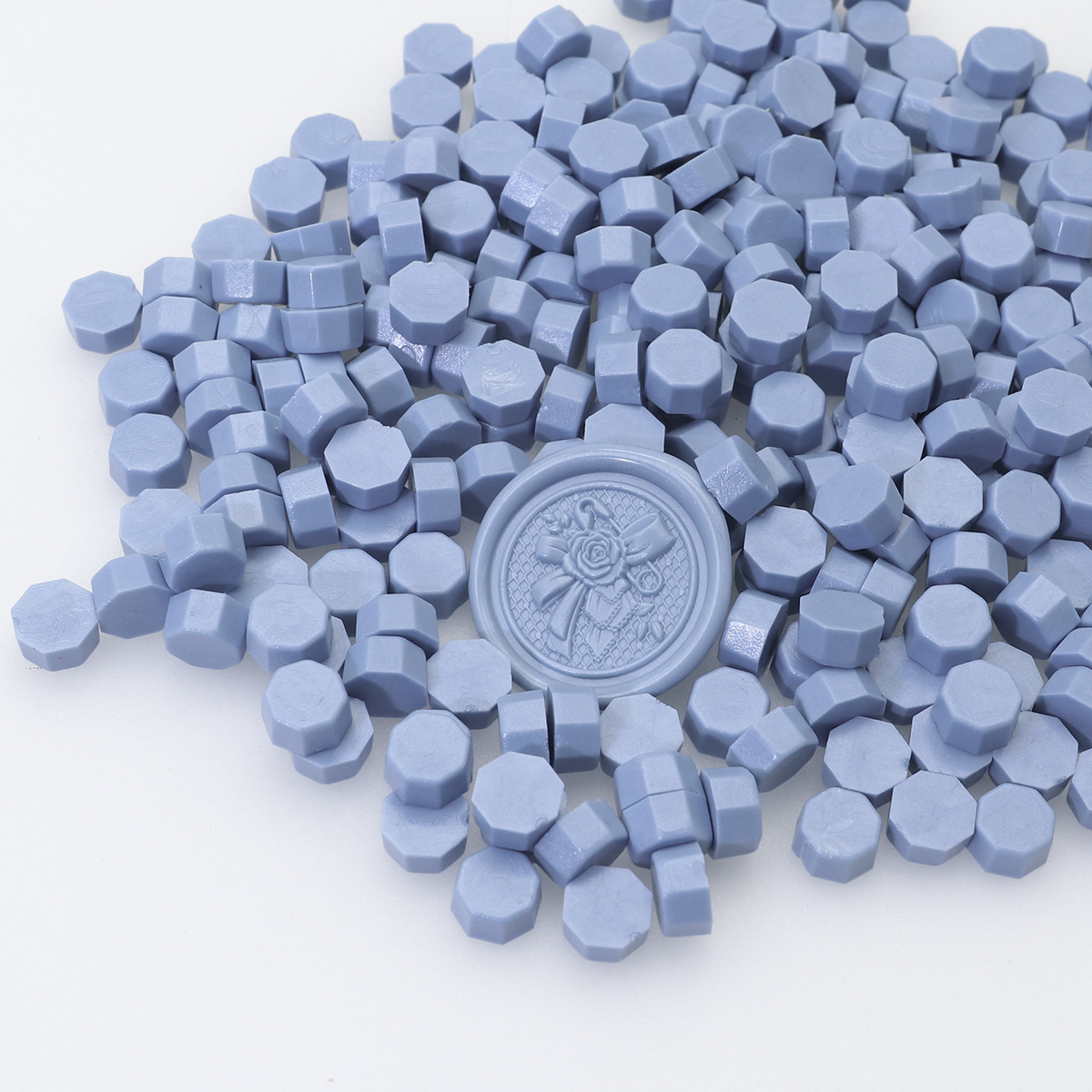 Perlas de cera de sellado octogonales Oucai, 500g, 131 colores, perlas de sellado de cera a granel, colores mixtos, baratas, perladas, una libra.