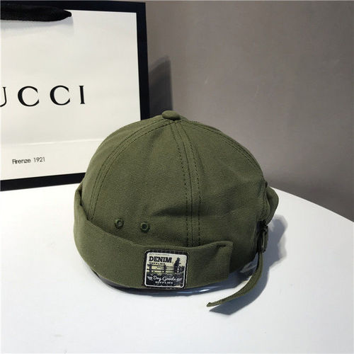 Adult Cap Children Autumn Winter Retro Brimless Bucket Hat Korean Style Versatile Landlord Hat Men Sailor Ruffian Hat DEM