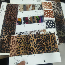 人造毛皮印花奶牛纹仿马毛豹纹 斑马纹 斑点花纹鹿纹箱包手袋面料
