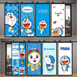 门贴纸整张自粘装饰木门翻新衣柜卫生间玻璃儿童房门遮丑防水贴画