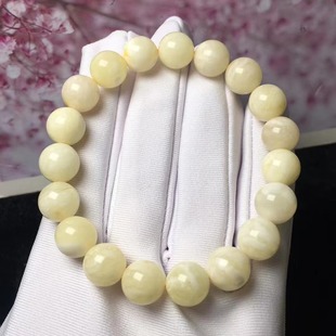 Natural beeswax bracelet white flower beeswax rich bracelet text play accessories Ketang jewelry origin supply wholesale