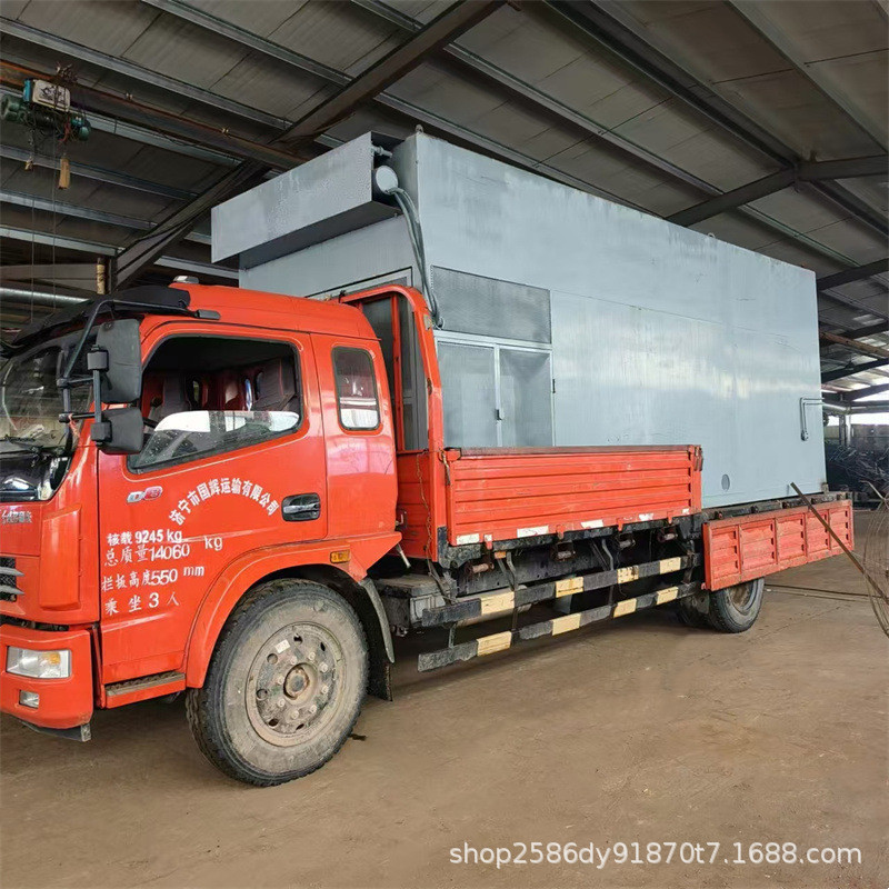 80米窑炉检修清灰渣自卸式方箱储灰车 4.2-8.6米车载式电厂吸灰车