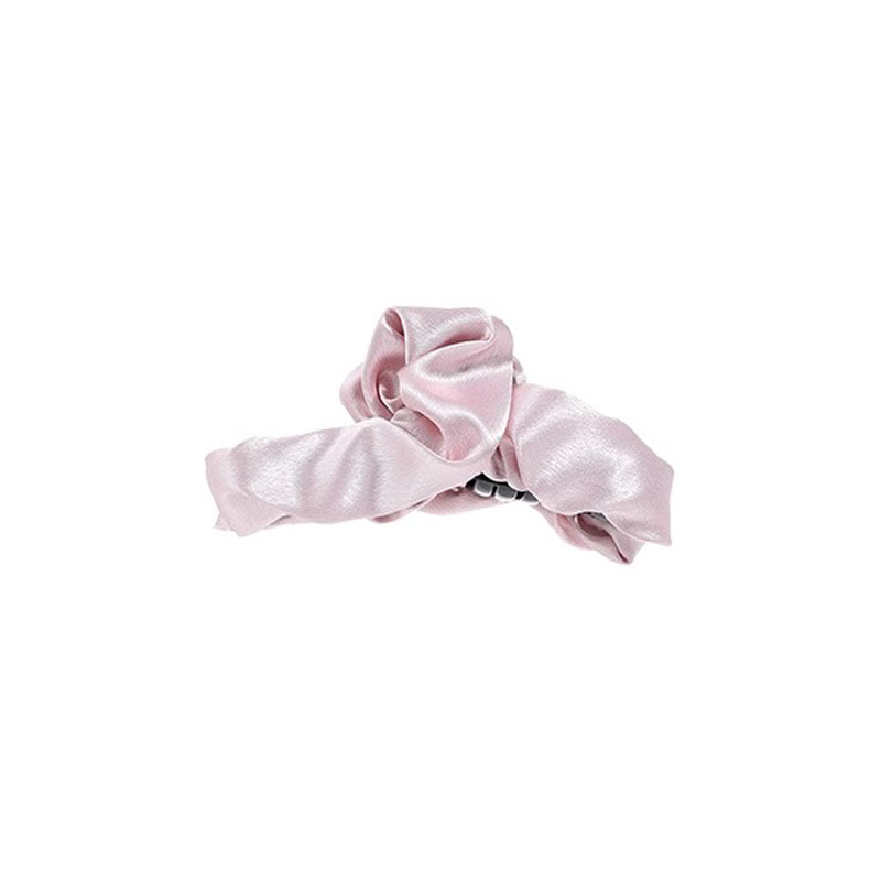 Clip de agarre de temperamento de alta calidad para mujeres de lujo ligero satén detrás de la cabeza de cabello de tiburón clip de cabello 2025 nuevo tocado francés