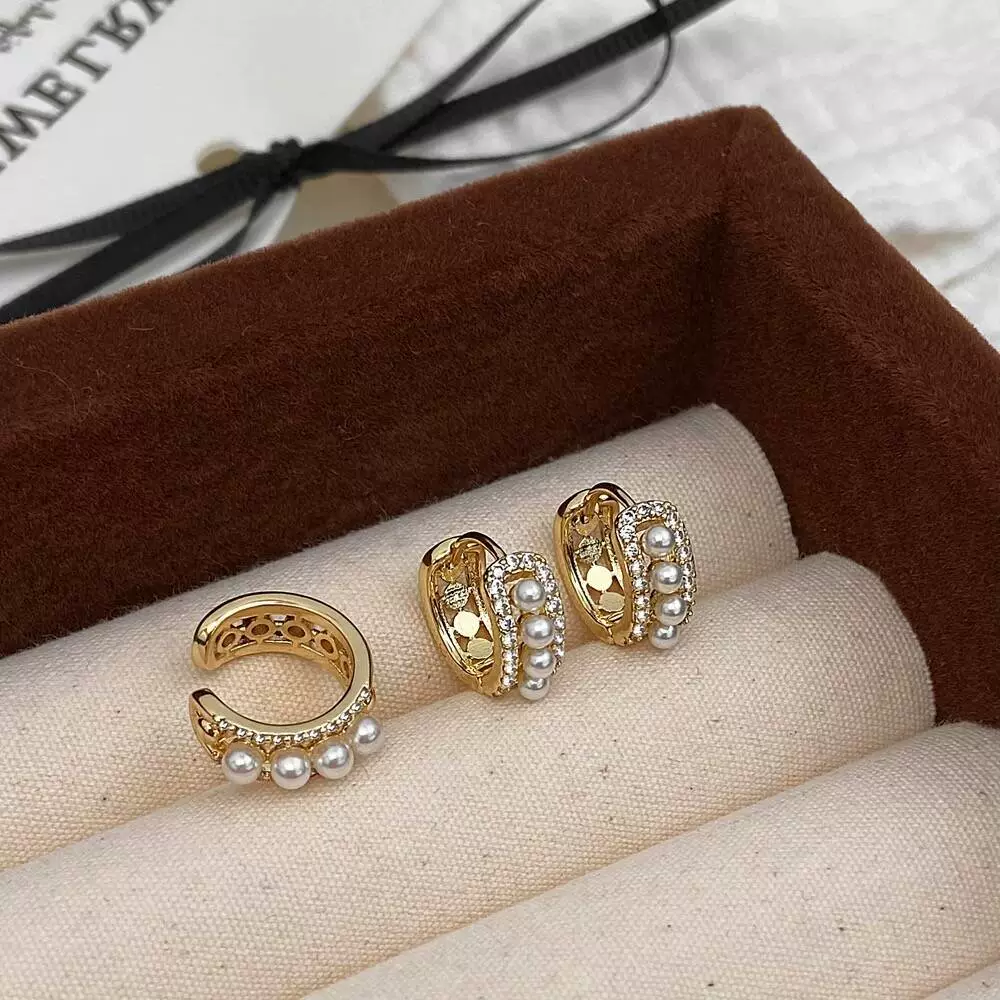 Маленькие дизайнерские серьги из жемчуга, в стиле Chanel, простой и элегантный дизайн, качественный стиль