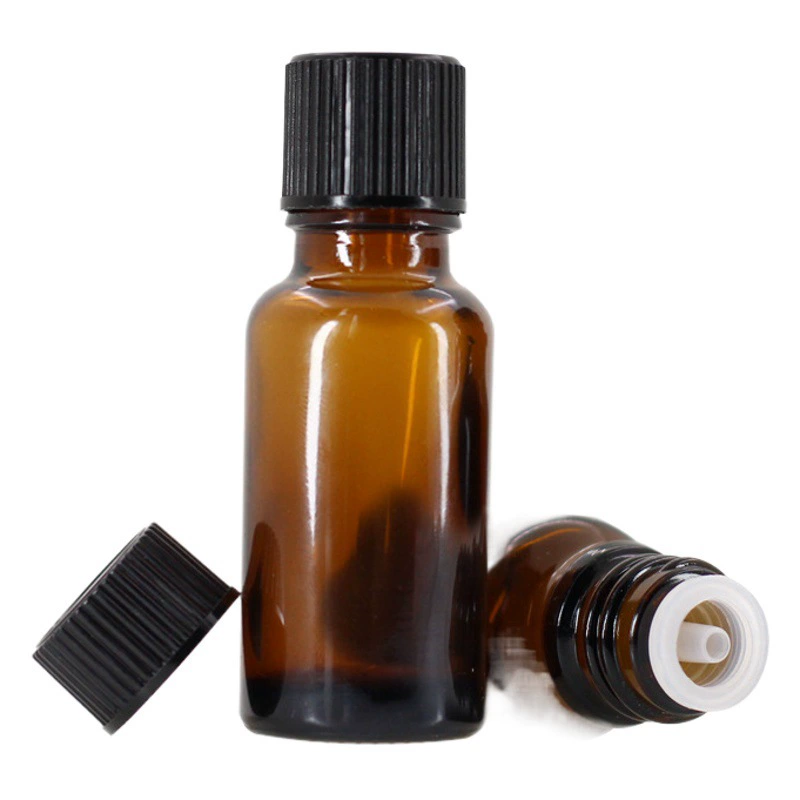 Флаконы для эфирных масел коричневого цвета в наличии, светонепроницаемые флаконы для эфирных масел и парфюмерии, пробники флаконов для духов 5 мл, стеклянные флаконы для эфирных масел на заказ