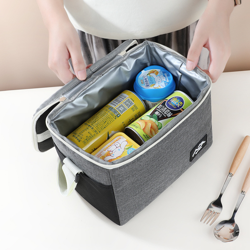 SANNE nuevo paquete de aislamiento térmico grueso portátil al aire libre bolsas de almuerzo de picnic bolsas de almuerzo de almuerzo de estudiantes transfronterizos bolsas de almuerzo de almuerzo de helado