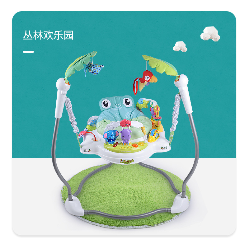 Bebé saltando silla música saltando Parque columpio silla curvada pierna bebé saltando silla bebé gimnasio equipo rack fabricante